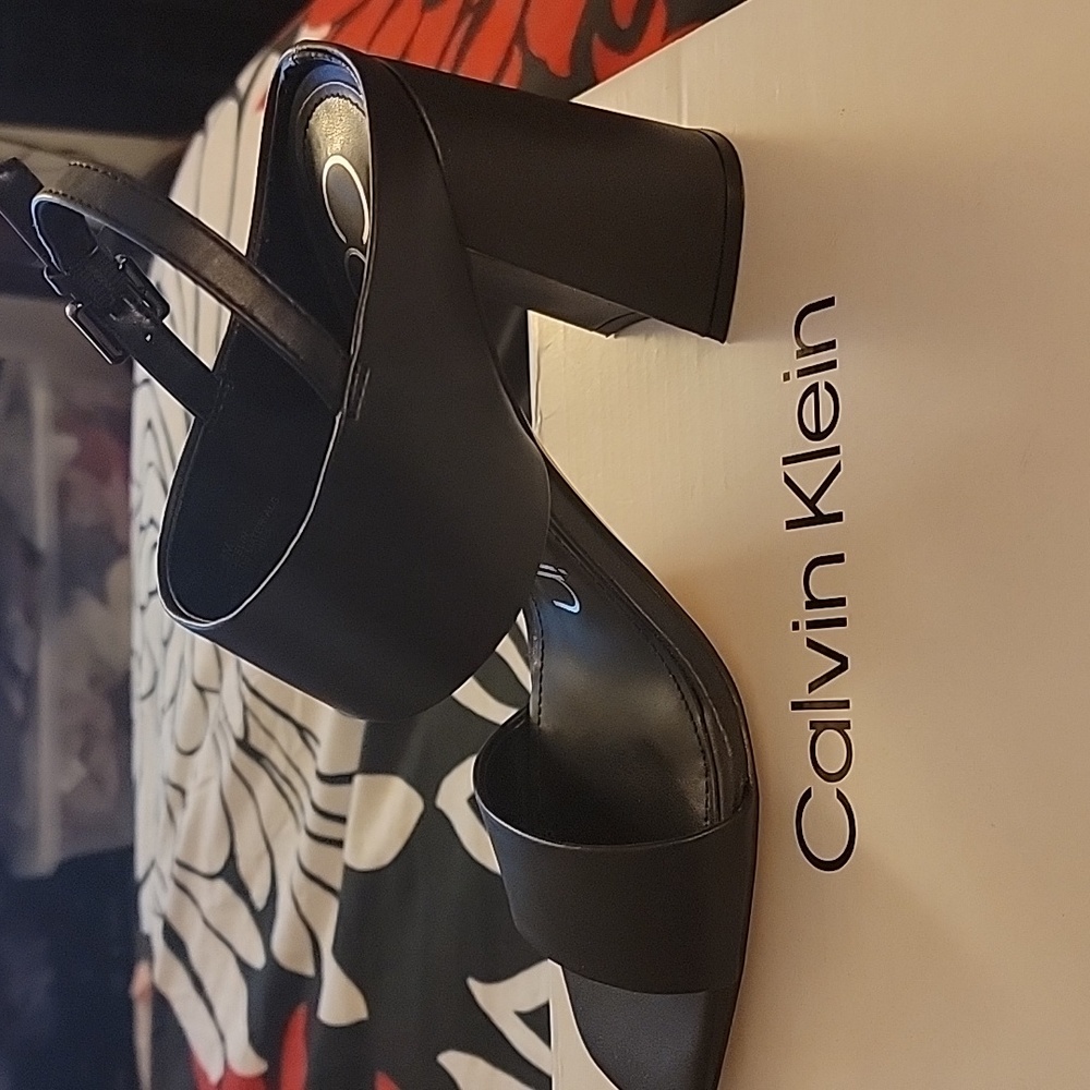 Calvin Klein Block Heels